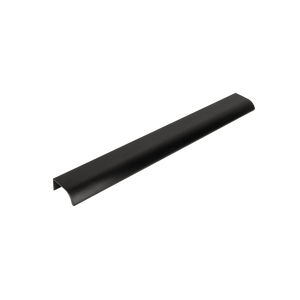 Momo Ona Lip Pull Handle 256mm Brushed Black - Brushed Black