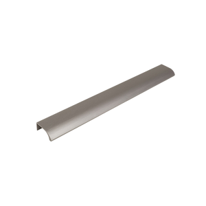 Momo Ona Lip Pull Handle 256mm Brushed Grey - Brushed Grey