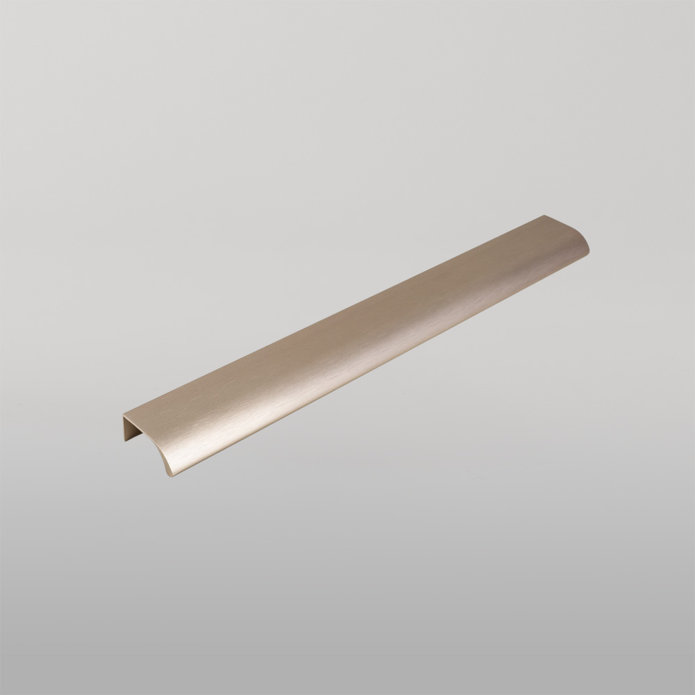 Momo Ona Lip Pull Handle 256mm Dull Brushed Nickel