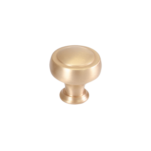 Momo Pellaro Knob 32mm Brushed Matte Brass - Brushed Matte Brass