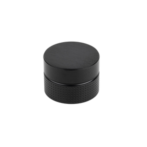 Momo Point Round Knob 40mm Brushed Black - Brushed Black