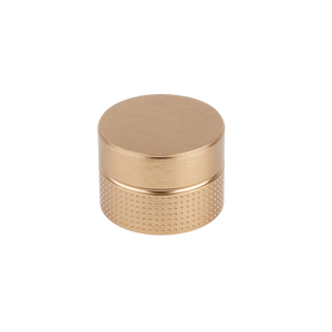 Momo Point Round Knob 40mm Brushed Dark Brass - Brushed Dark Brass