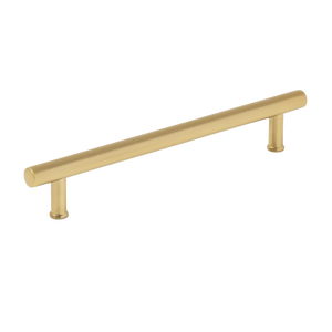 Momo Strano D Handle 160mm Brushed Satin Brass - Brushed Satin Brass