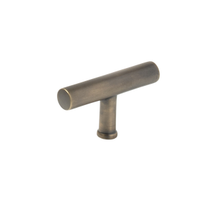 Momo Strano T Knob 60mm Antique Brass - Antique Brass