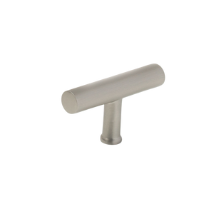 Momo Strano T Knob 60mm Dull Brushed Nickel - Dull Brushed Nickel