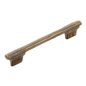 Momo Emma D Handle 128mm Aged Antique Brass - Aged Antique Brass