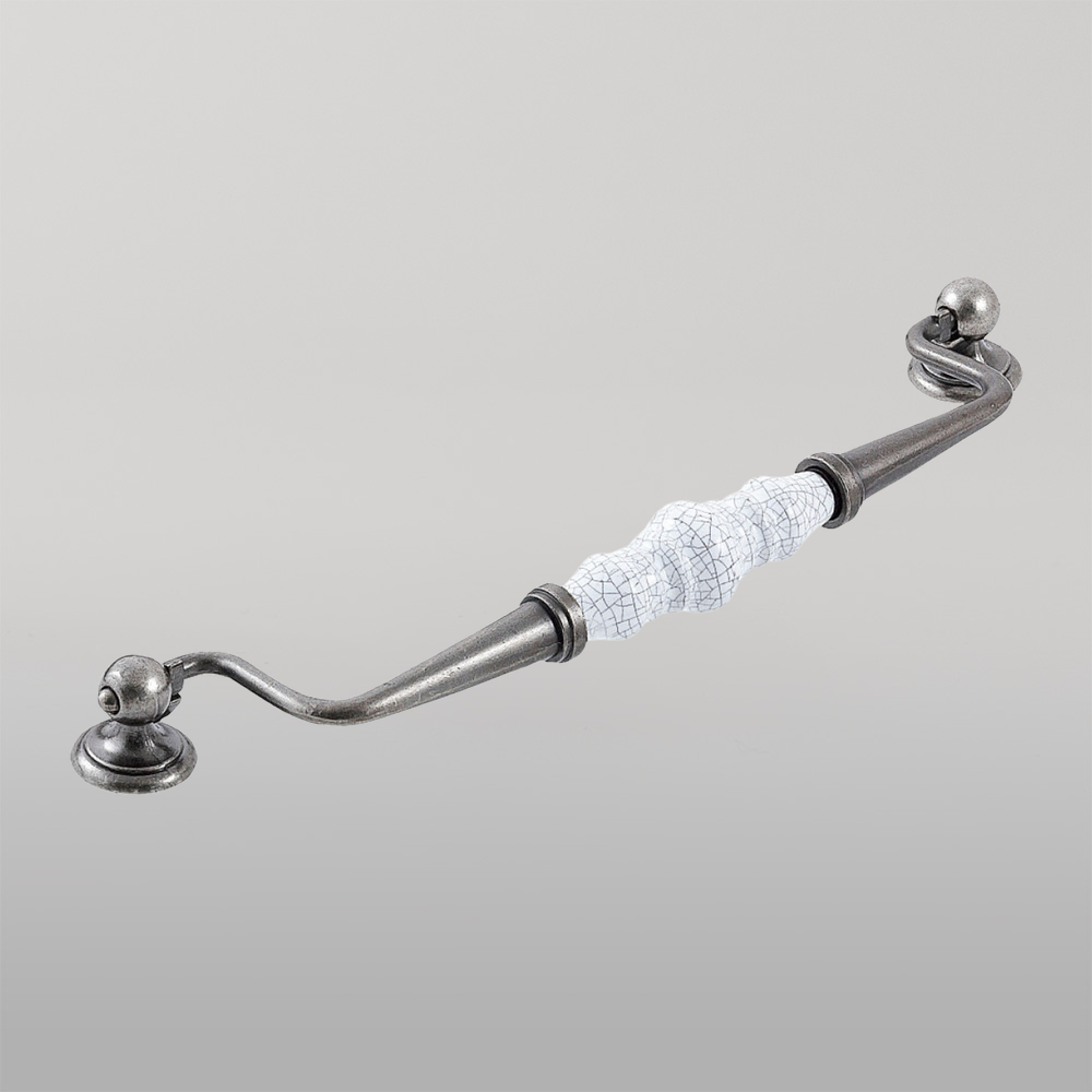 Momo Trianon Swivel Bail 224mm White Crackle & Pewter