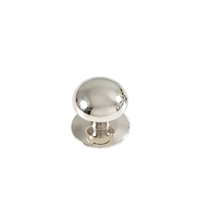 Momo Trafalgar Round Knob 37mm Polished Nickel - Polished Nickel