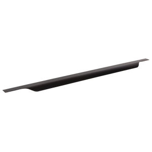 Momo Vector Lip Pull Handle 397mm Brushed Black - Brushed Black