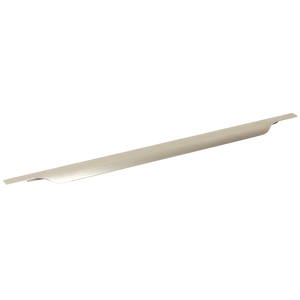 Momo Vector Lip Pull Handle 397mm Dull Brushed Nickel - Dull Brushed Nickel