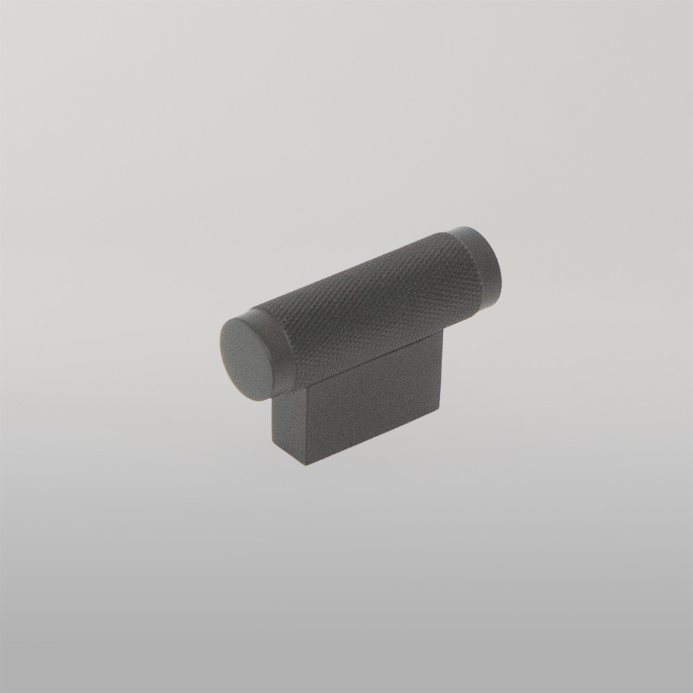 Momo Brighton Solid Brass T Knob 50mm Matte Black
