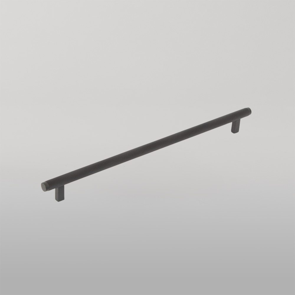 Momo Bellevue Solid Brass Knurled Bar Pull 320mm Matte Black