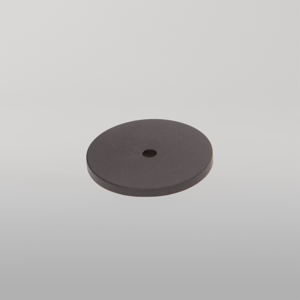 Momo Bellevue Solid Brass Knob Backplate Matte Black