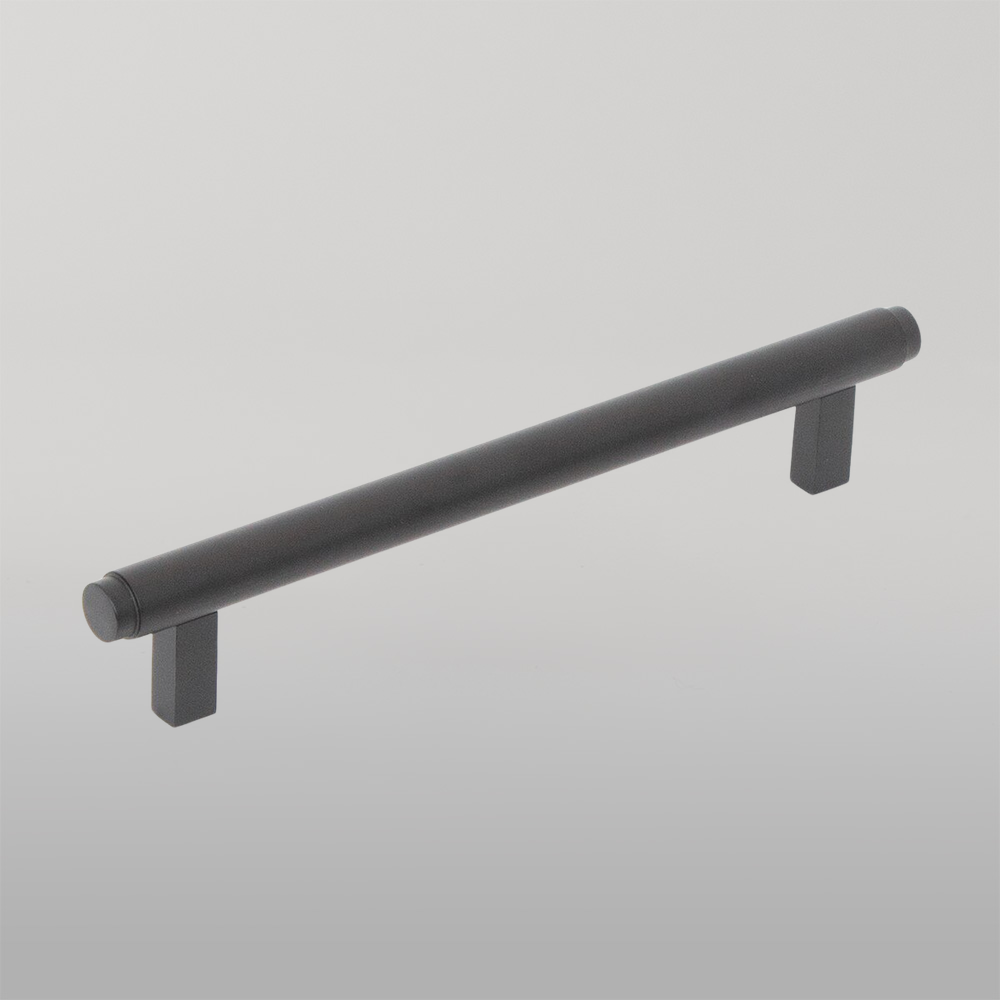 Momo Bellevue Solid Brass Plain Bar Pull 160mm Matte Black