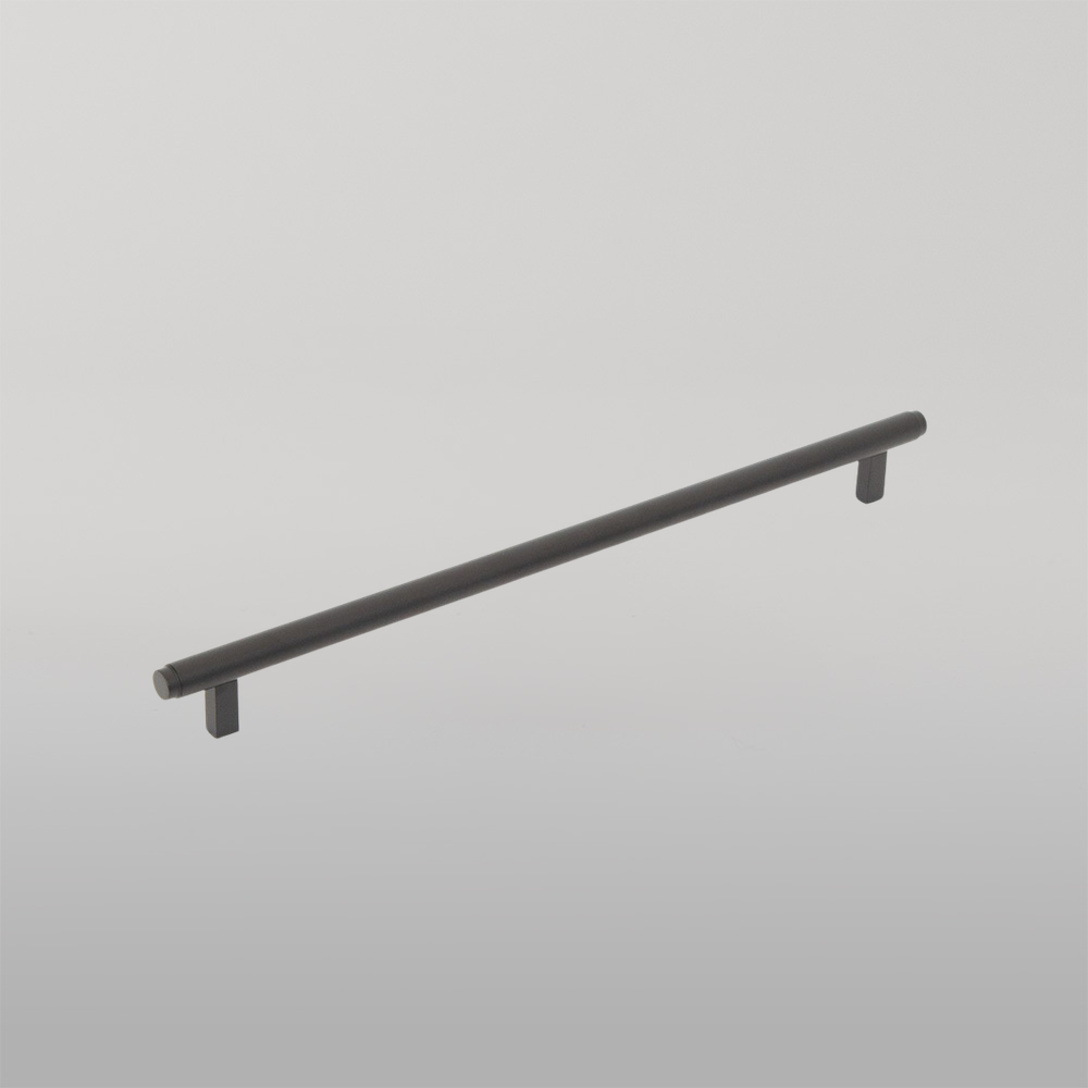 Momo Bellevue Solid Brass Plain Bar Pull 320mm Matte Black