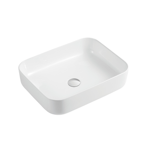 Naples Counter Top Rectangular Basin White - White