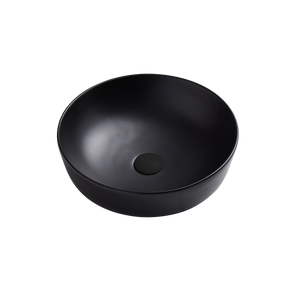 Naples Counter Top Circular Basin Black - Black