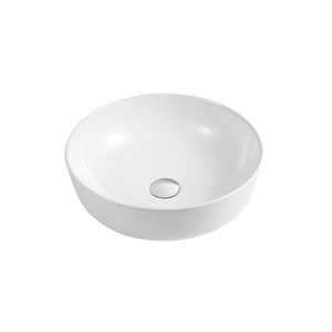 Naples Counter Top Circular Basin White - White
