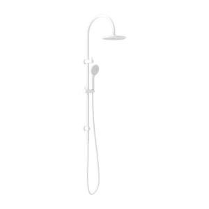 Mecca Twin Shower with Air Shower Matte White - Matte White