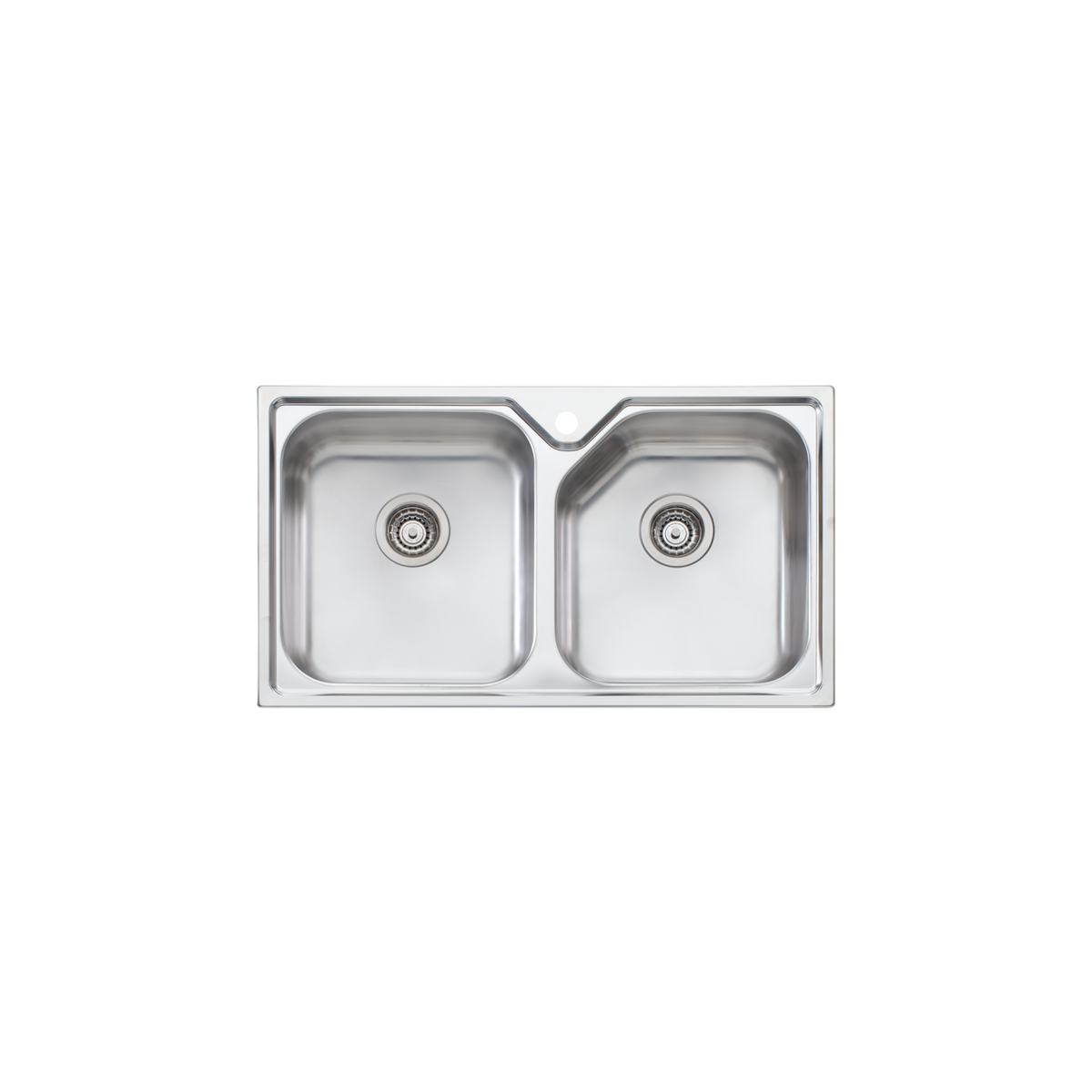 Nu-Petite Double Bowl Topmount Sink Stainless Steel