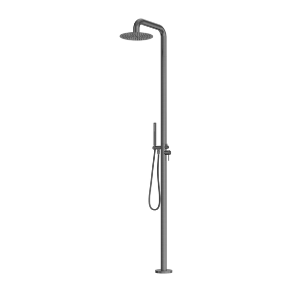 Zen Outdoor Freestanding Shower Column Graphite