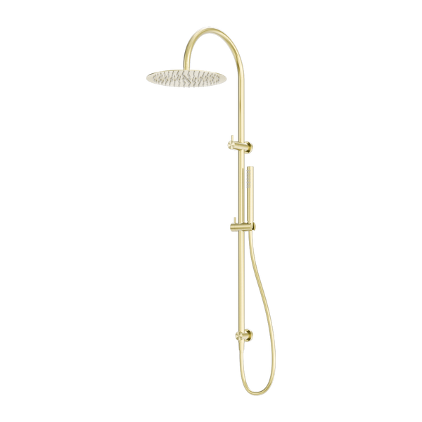 Zen Twin Shower Brushed Gold