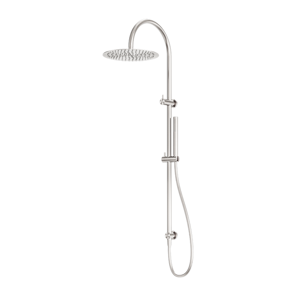 Zen Twin Shower Brushed Nickel