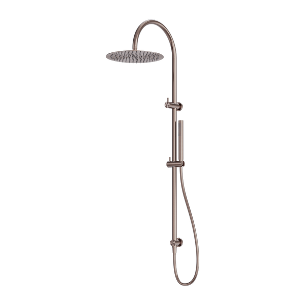 Zen Twin Shower Brushed Bronze
