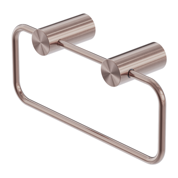 Zen Hand Towel Ring Brushed Bronze