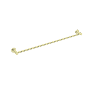 Mecca Single Towel Rail 800mm Brushed Gold - Brushed Gold