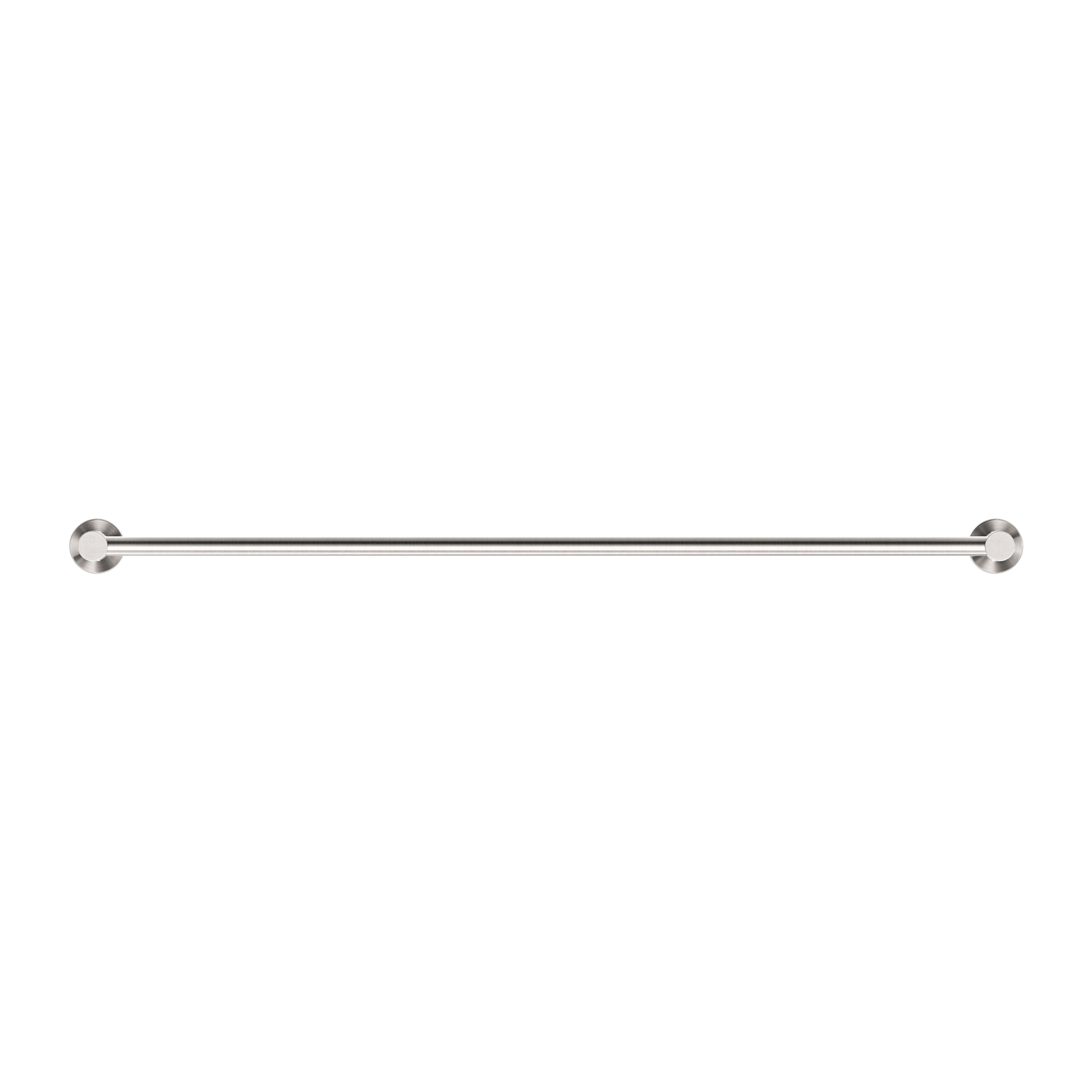 Mecca Single Towel Rail 800mm Brushed Nickel