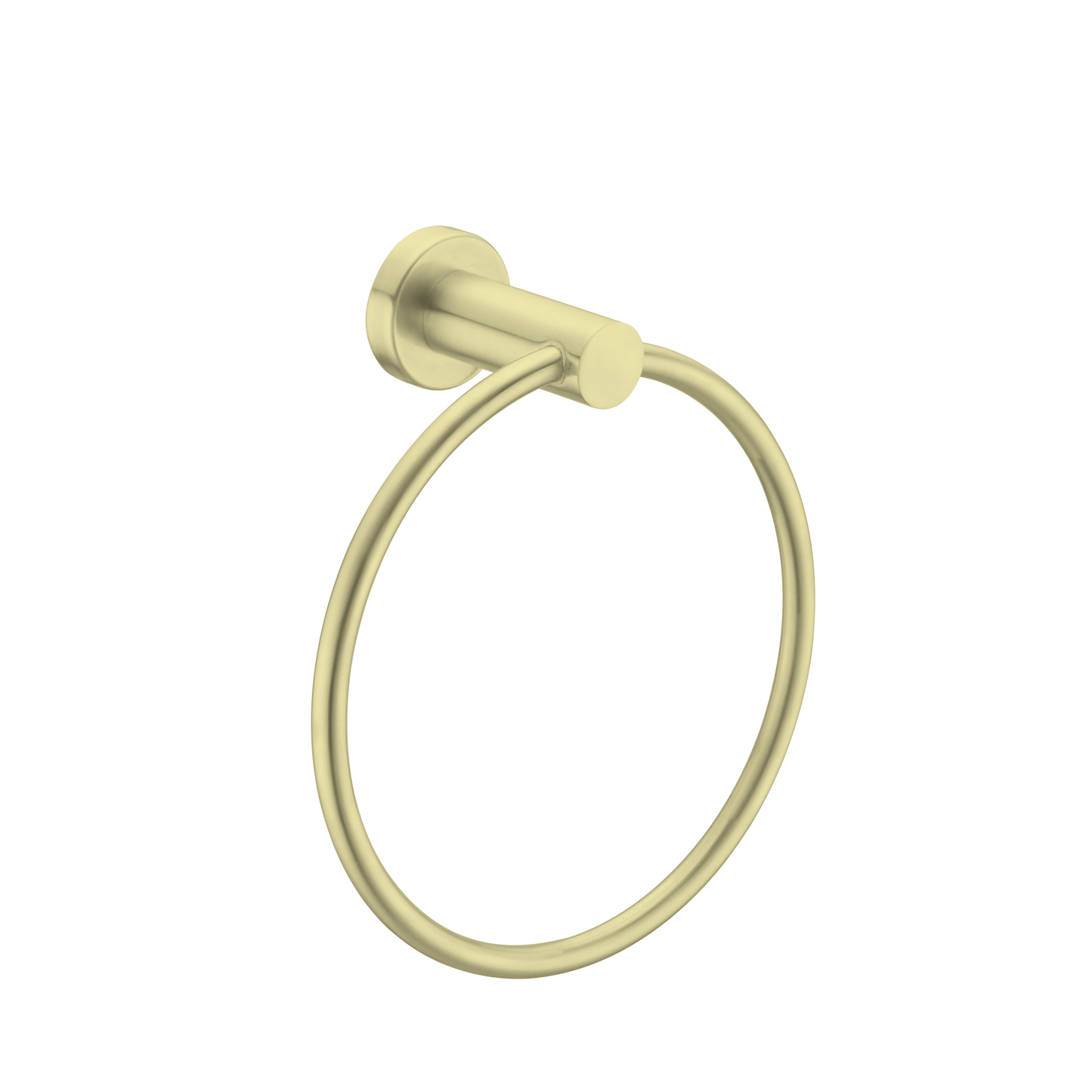Mecca Hand Towel Ring Brushed Gold