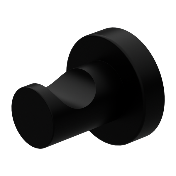 Pearl Robe Hook Matte Black