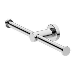 Mecca Double Toilet Roll Holder Chrome - Chrome
