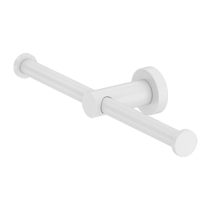 Mecca Double Toilet Roll Holder Matte White - Matte White