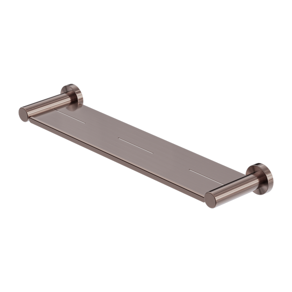 Mecca Metal Shower Shelf Brushed Bronze