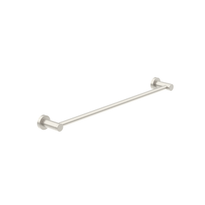 Classic Single Towel Rail 600mm Brushed Nickel - Brushed Nickel