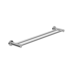 Classic Double Towel Rail 600mm Chrome - Chrome