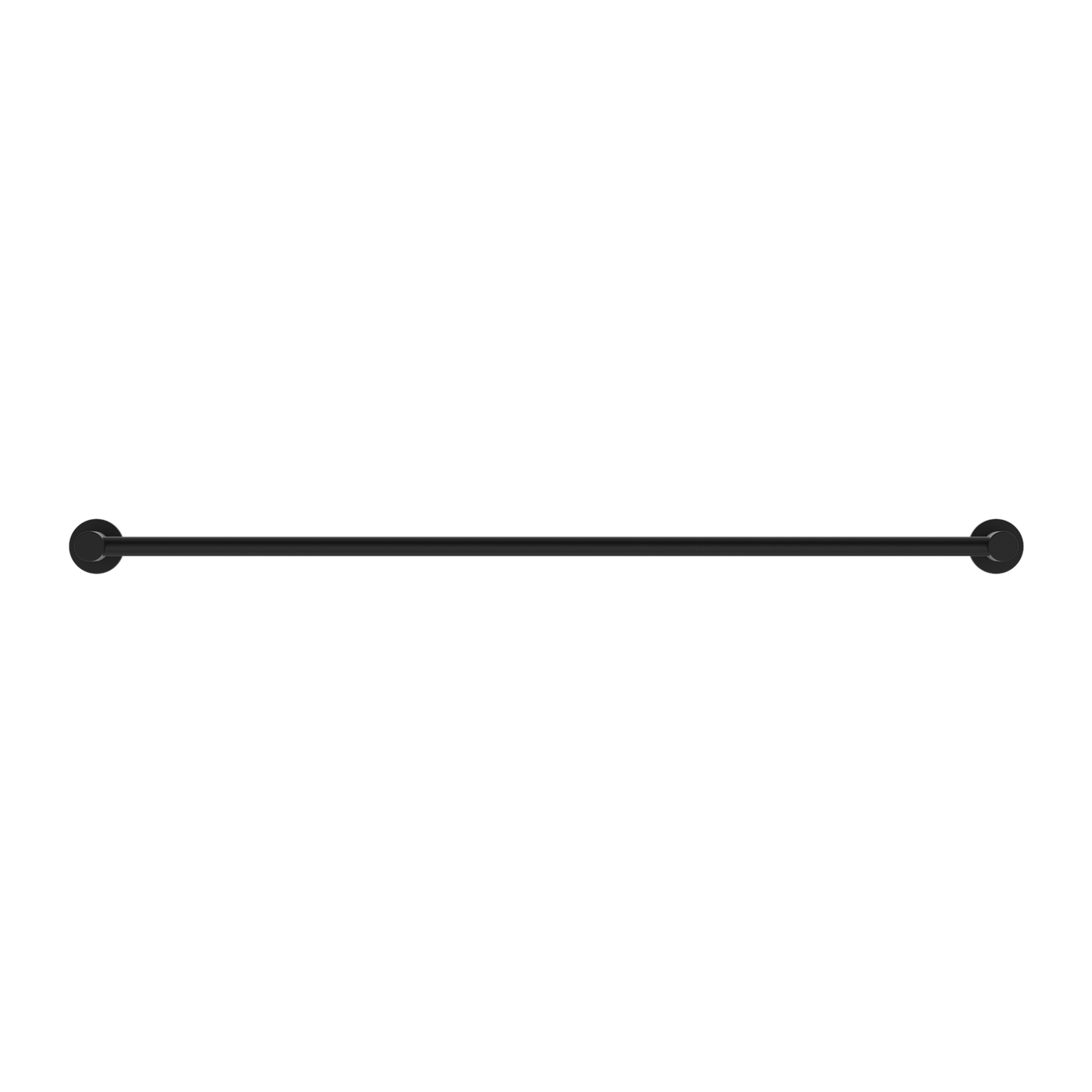 Dolce Double Towel Rail 800mm Matte Black