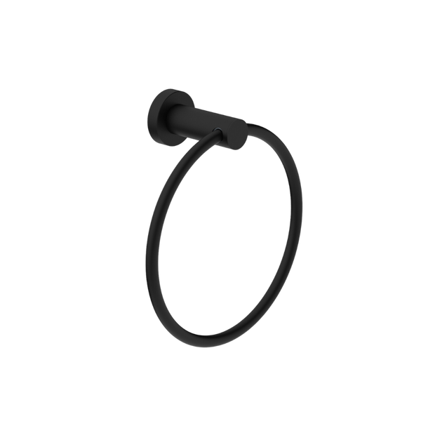 Dolce Hand Towel Ring Matte Black