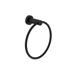 Dolce Hand Towel Ring Matte Black - Matte Black
