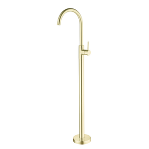Dolce Floormount Bath Mixer Brushed Gold - Brushed Gold