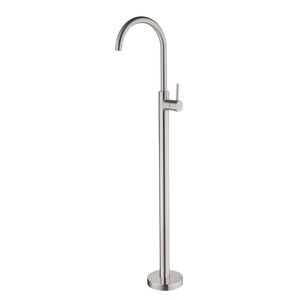 Dolce Floormount Bath Mixer Brushed Nickel - Brushed Nickel