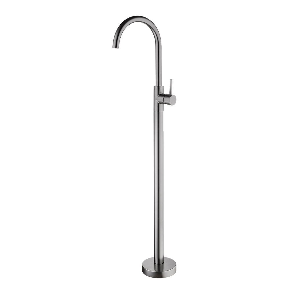 Dolce Floormount Bath Mixer Gunmetal