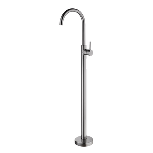 Dolce Floormount Bath Mixer Gunmetal - Brushed Gunmetal