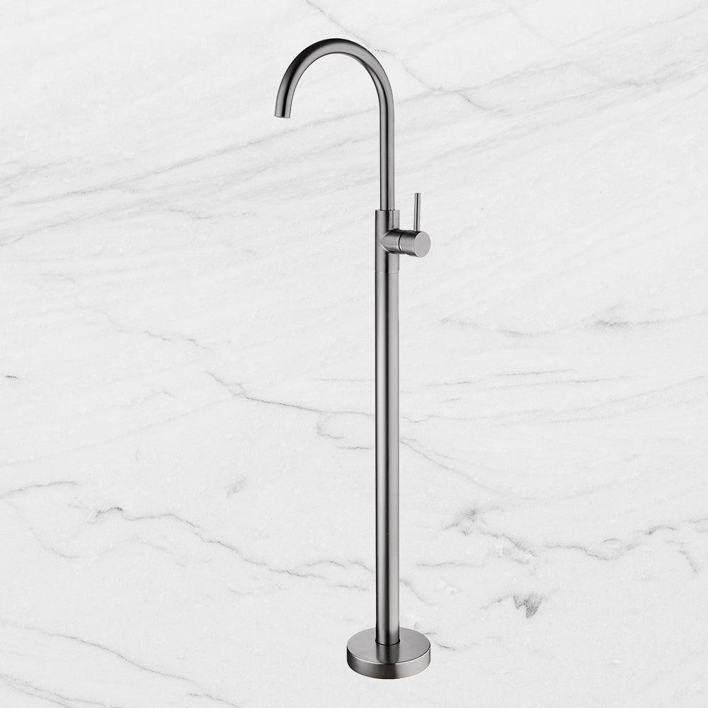 Dolce Floormount Bath Mixer Gunmetal