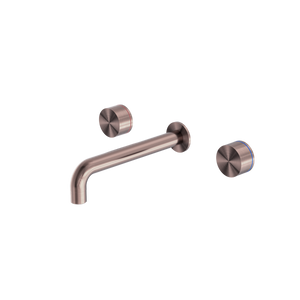 Kara Wall Basin Set 180mm Brushed Bronze - Brushed Bronze