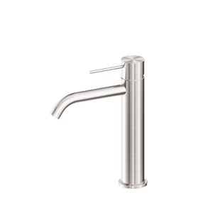 Mecca Mid Tall Basin Mixer Brushed Nickel - Brushed Nickel