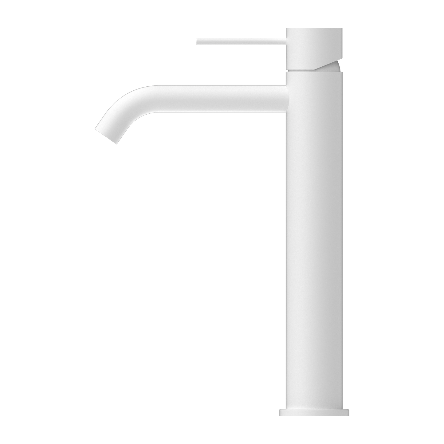 Mecca Tall Basin Mixer Matte White