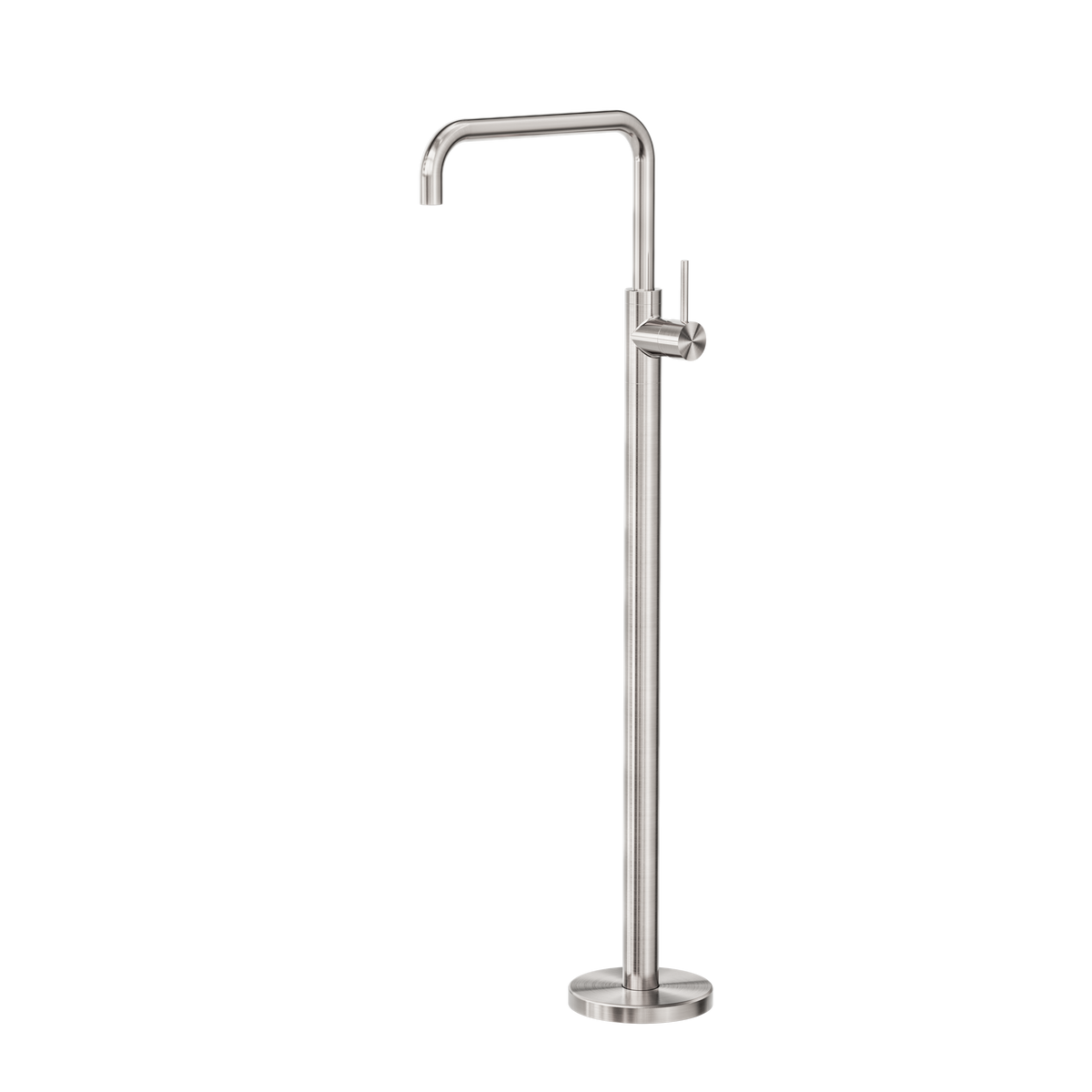 Mecca Freestanding Bath Mixer Square Shape Brushed Nickel